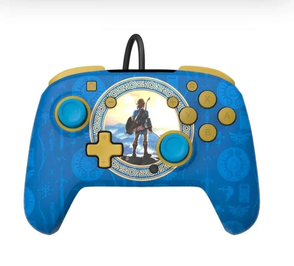 PDP Rematch Wired Controller for Nintendo Switch (Hyrule Blue)